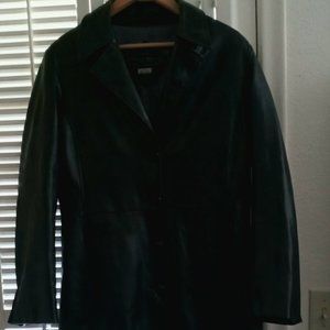 Designer Black Leather Jacket